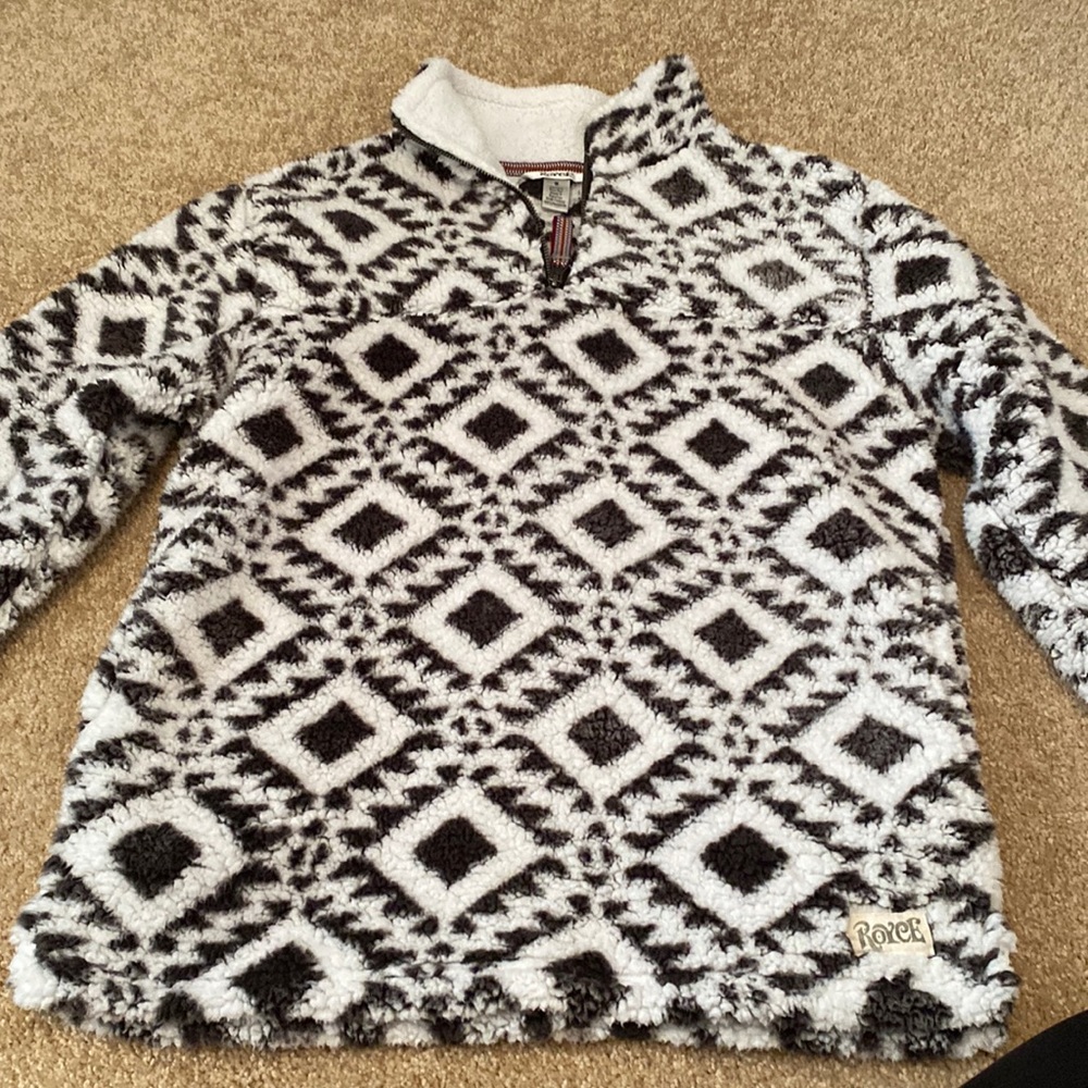 Aztec Sherpa pullover